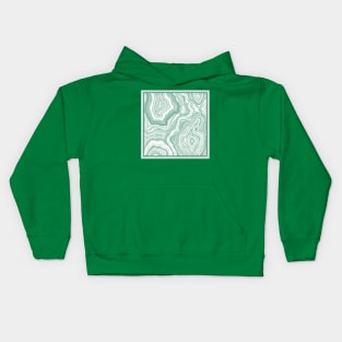 Sage Green Agate Kids Hoodie